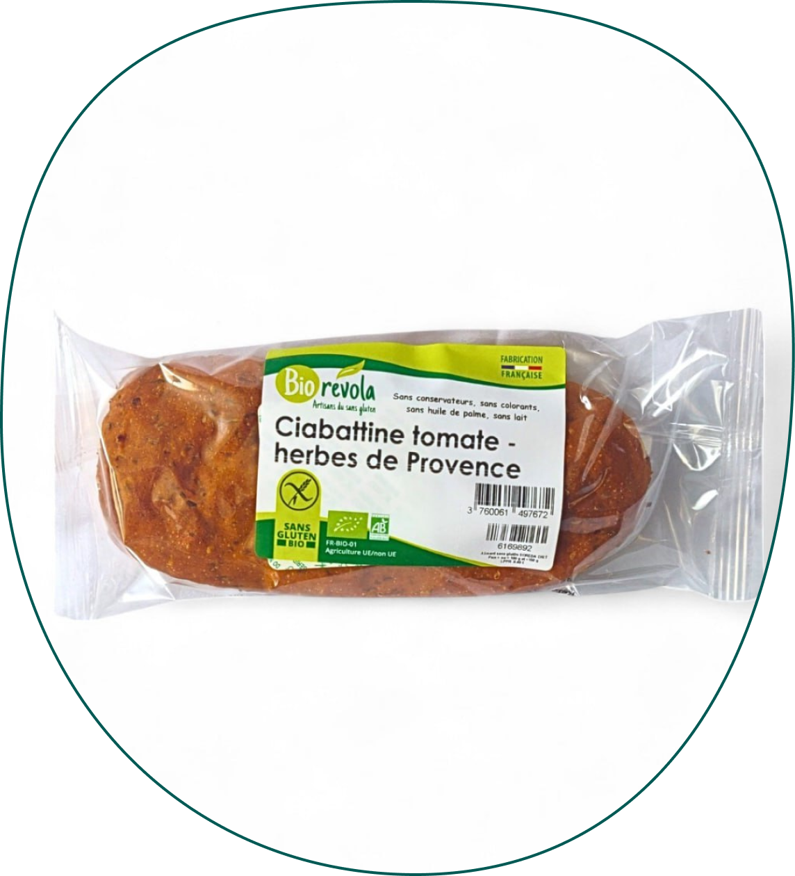 Ciabattine tomate et herbes de Provence